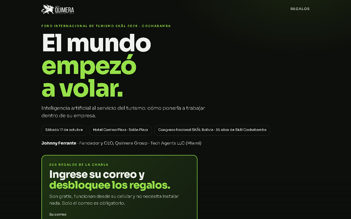 Hospitalidade aumentada · os brindes do SKÅL, criado por Johnny Ferrante